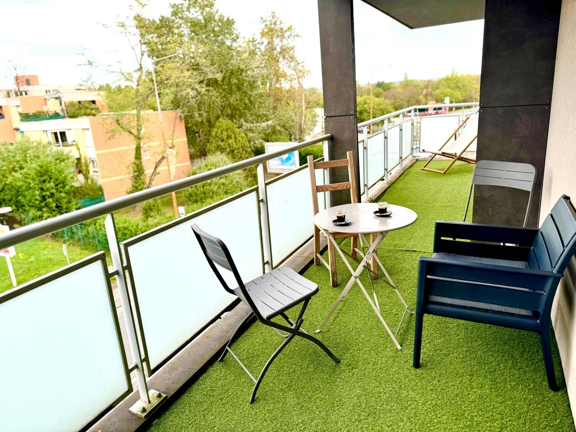 Bel Appartement T3 De 60M2 Avec Parking, Terrasse, Proche Du Metro Et Du Periph Тулуза Екстериор снимка